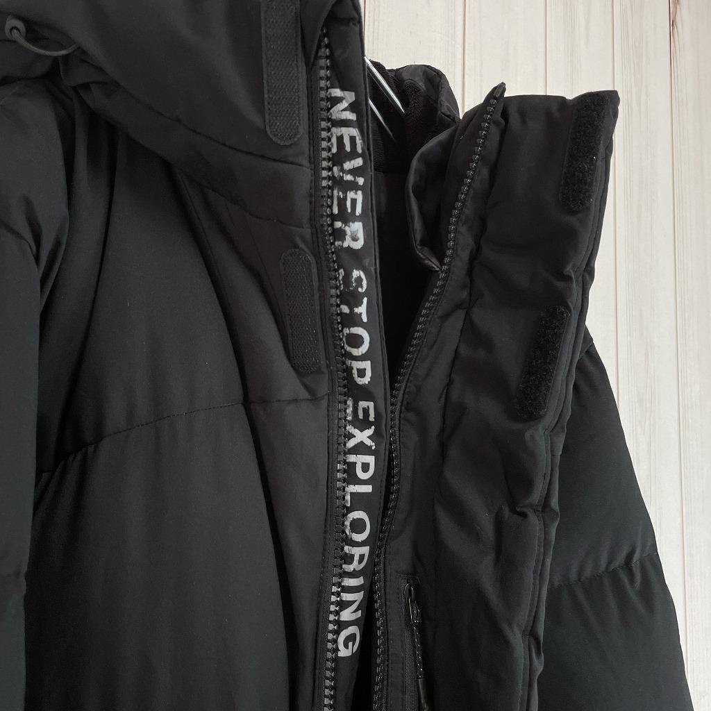 ノースフェイス　ロングダウン　ダウンジャケット　ベンチコート　ブラック　メンズL