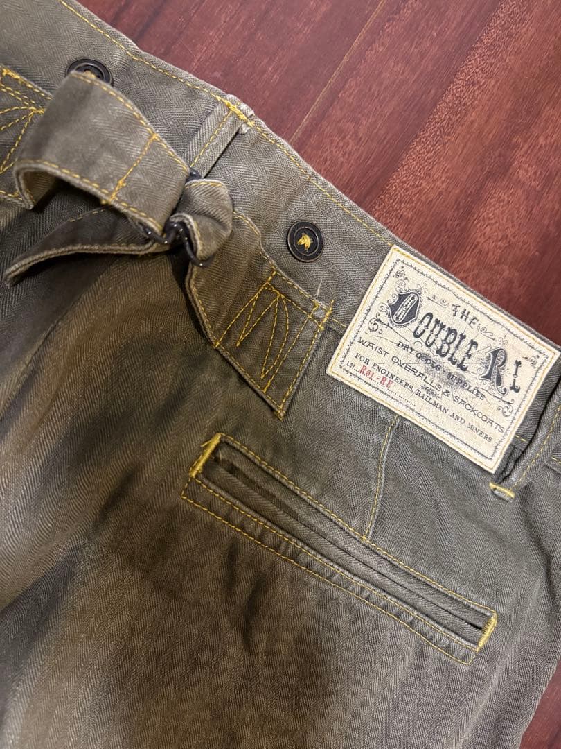 DOUBLE RL オリーブ カーゴパンツ