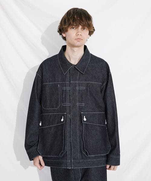 最終値下げ⚡F/CE. COTTON MINIMAL DENIM JKT