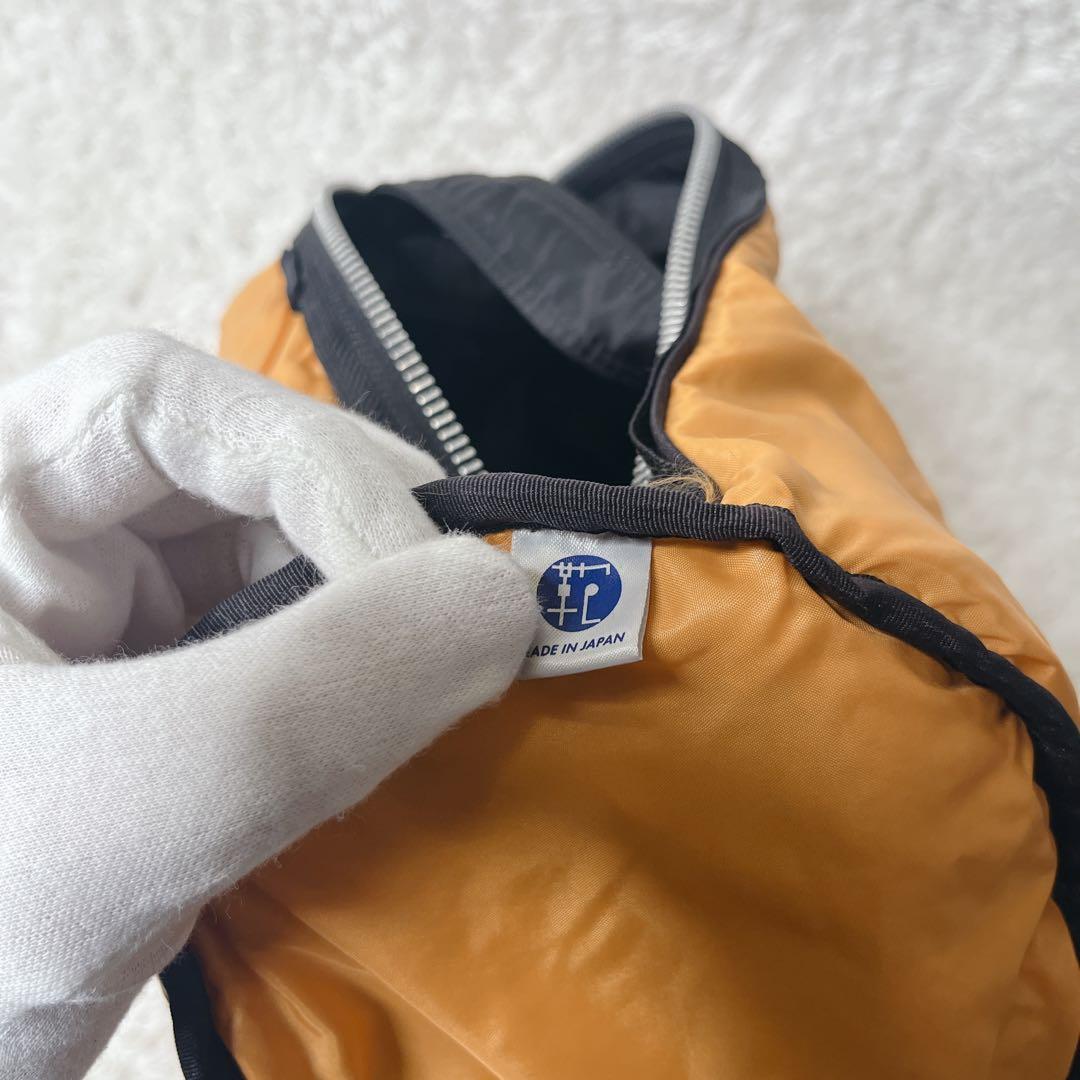 未使用級 ポーター タンカー ミニボストン ブラック ダッフル ドラムバッグ L