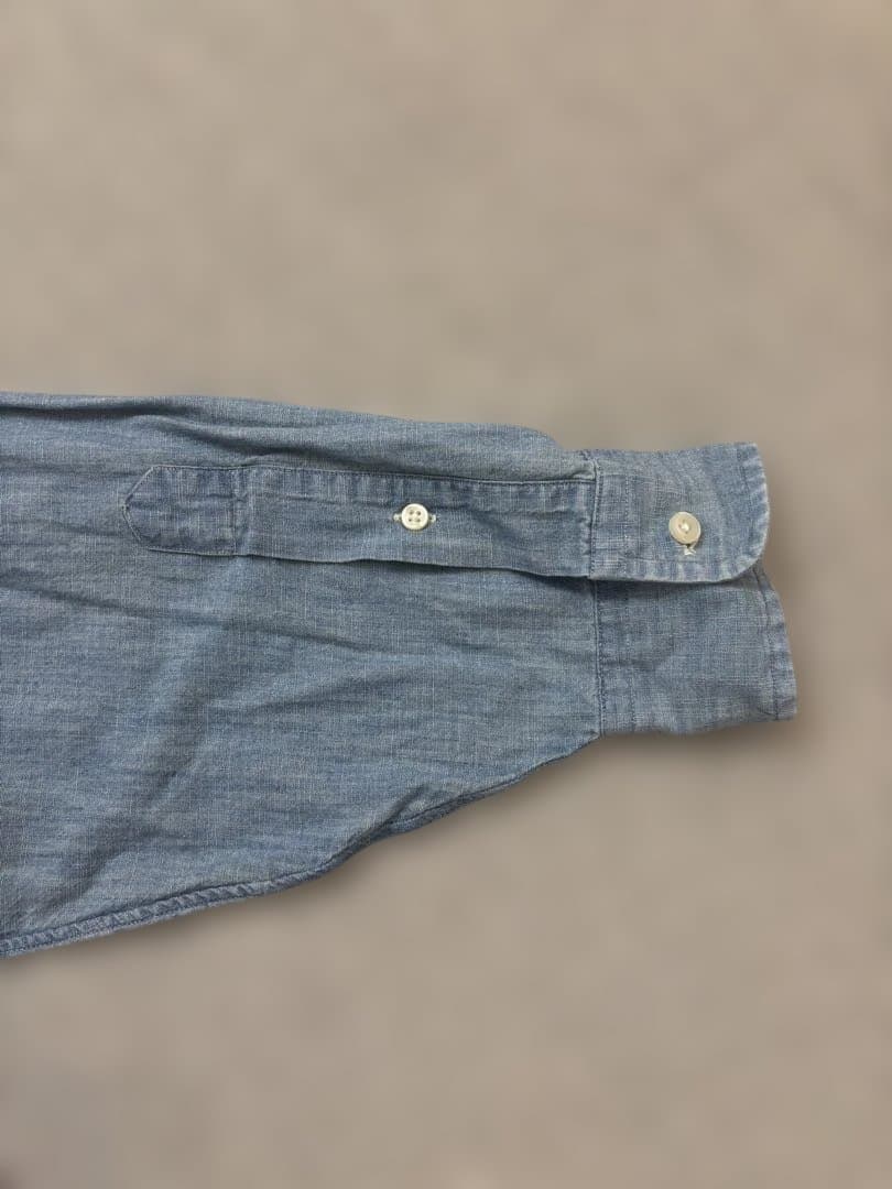 【新品タグ付き】ポロ ラルフローレン ビッグ フィット シャツ　ブルー