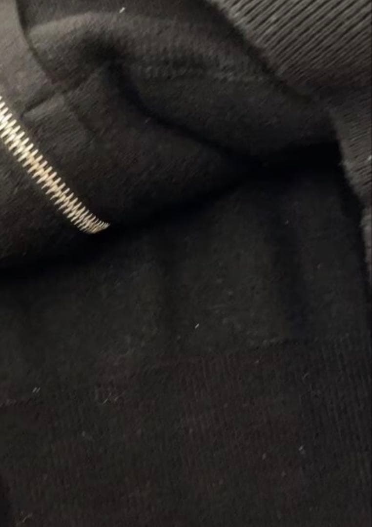 PRADA 46 ナイロン　ニットジャケット　Ｍ　黒