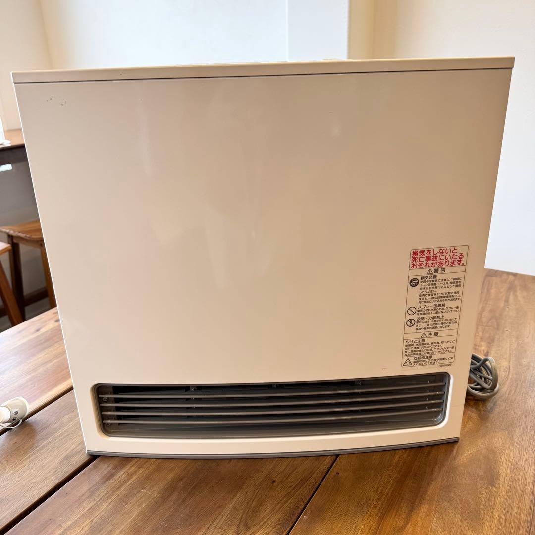 【美品】ノーリツ ガスファンヒーター 都市ガス ガスコード付き