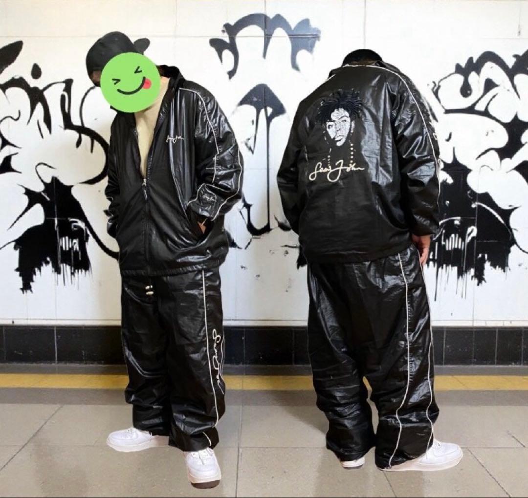 【美品】Sean John ナイロン セットアップ