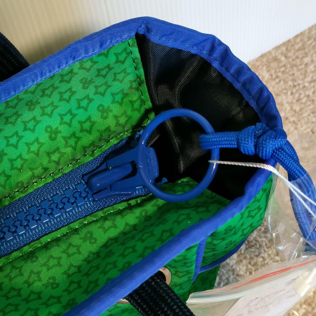 新品未使用andperse 星柄カートバッグ グリーン/ブルー2025年モデル