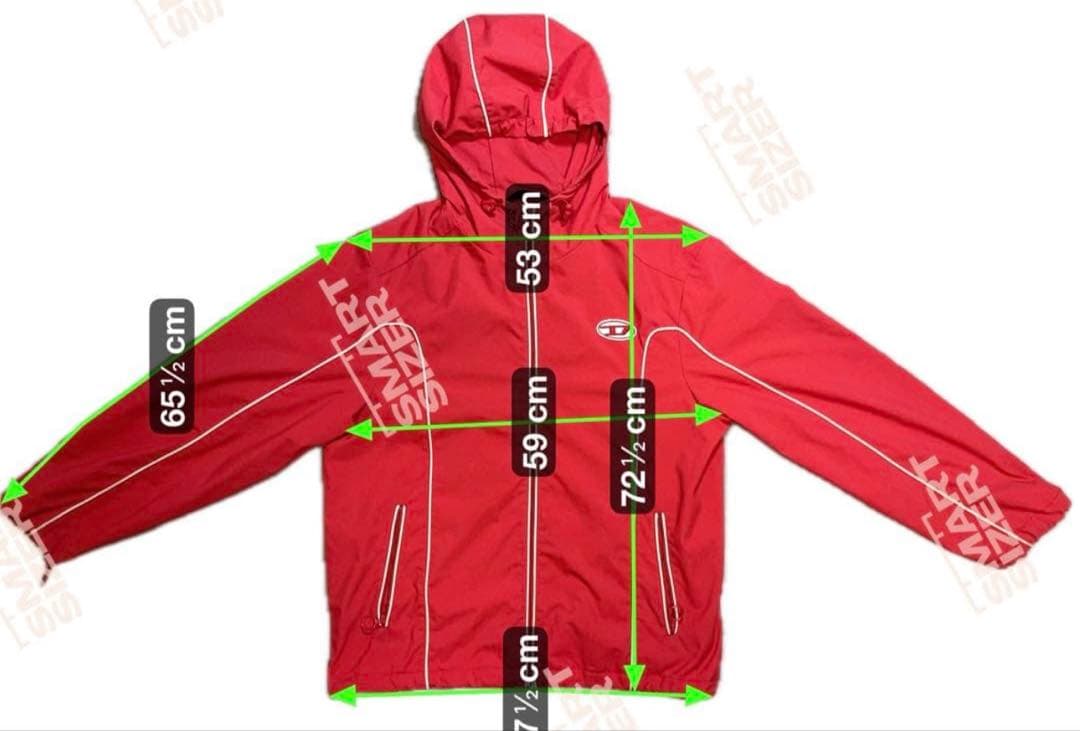 DIESEL ナイロン ジャケット　 百足着用モデル　かかいさん専用