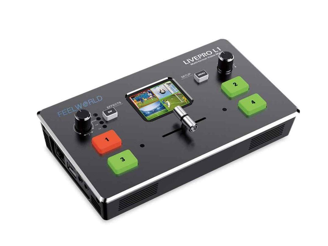 FEELWORLD LIVEPRO L1 ビデオミキサー ACアダプター交換必要