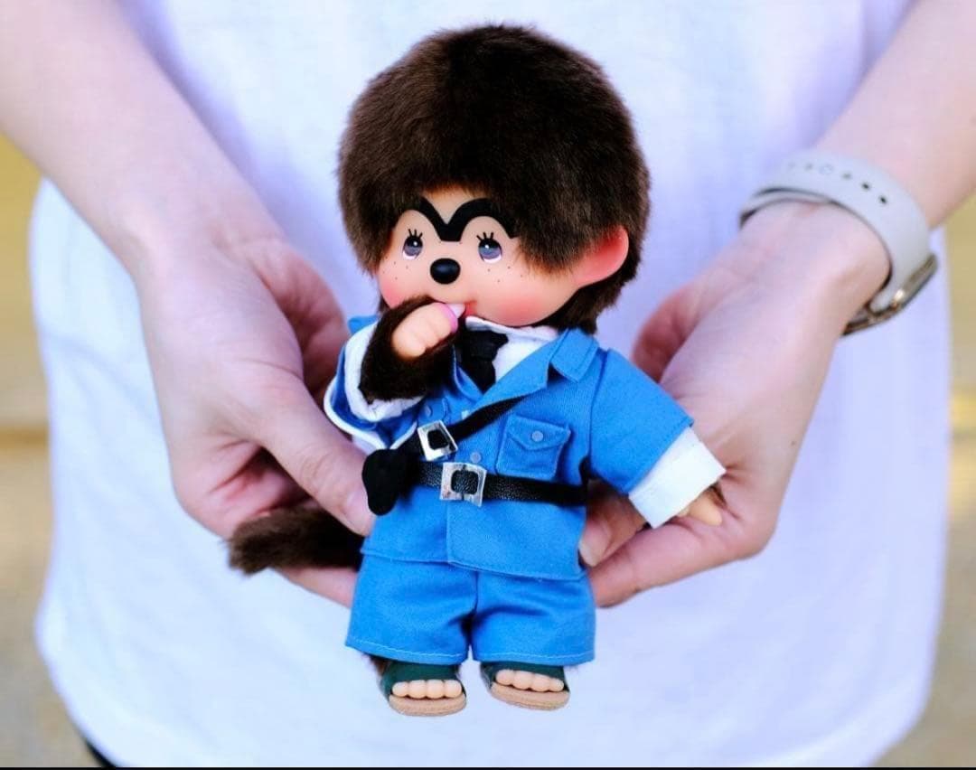 こち亀記念館 両津勘吉モンチッチ コラボ ぬいぐるみS