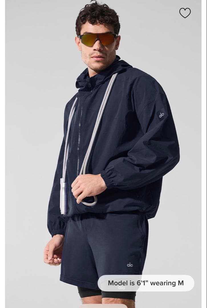 【alo】Vantage Nylon Ripstop Track Jacket