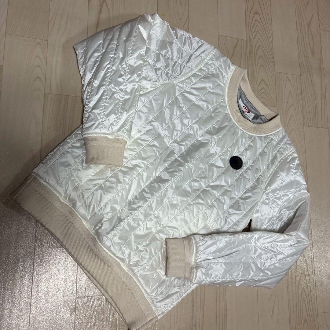 マスターバニー　蓄熱　中綿スニード　オフホワイト　レディース　ゴルフウェア