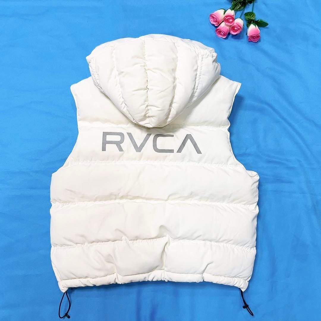 RVCA　ルーカ 中綿ベスト ダウンベスト バックロゴ 2WAY　軽量