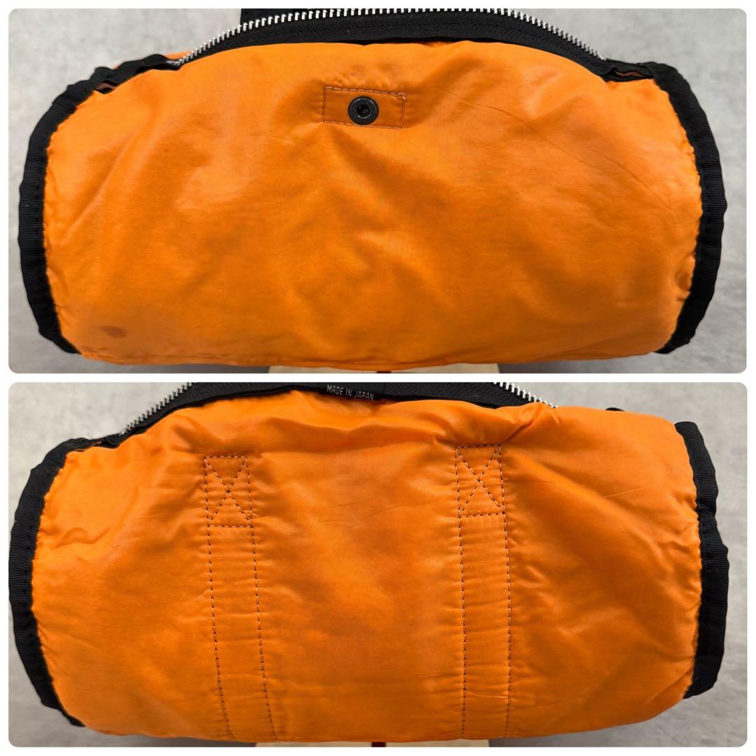 美品 廃盤 ポーター タンカー ミニボストン S ドラムバッグ ダッフル 黒