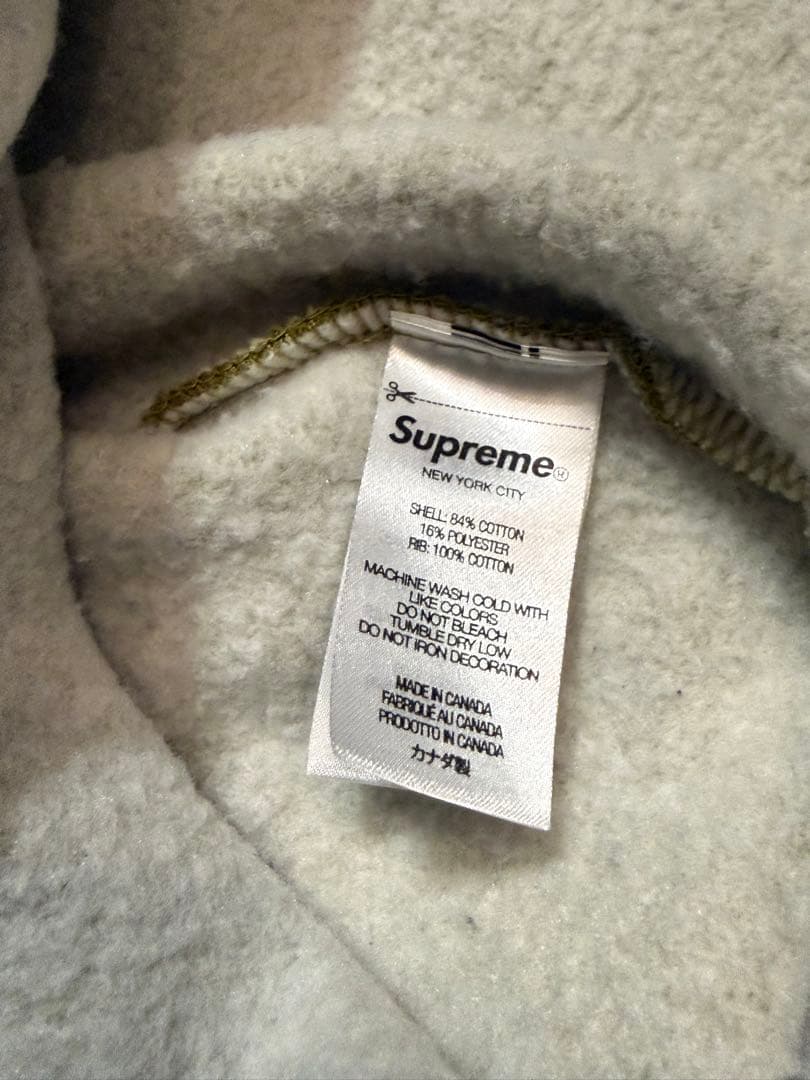 トップス Supreme Small Box Crewneck Heather Olive