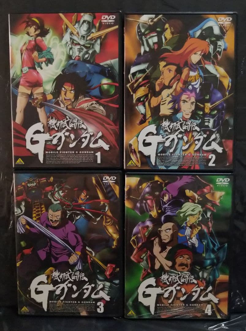 大*将様 【機動武闘伝Gガンダム】メモリアルBOX初回版DVD 壱/弐/参　全4