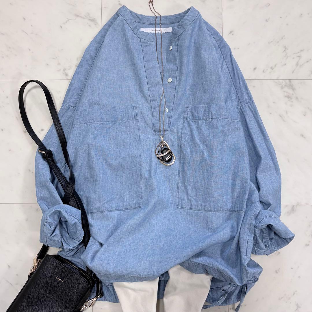 美品✨フレームワーク　ダンガリードロストシャツ　2025SS