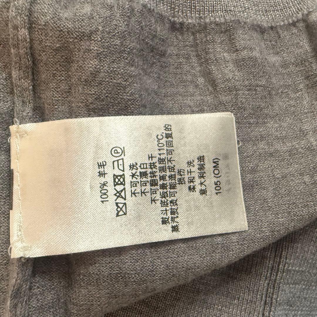 dunhill ダンヒル タートルネックニット グレー ウール100% 美品