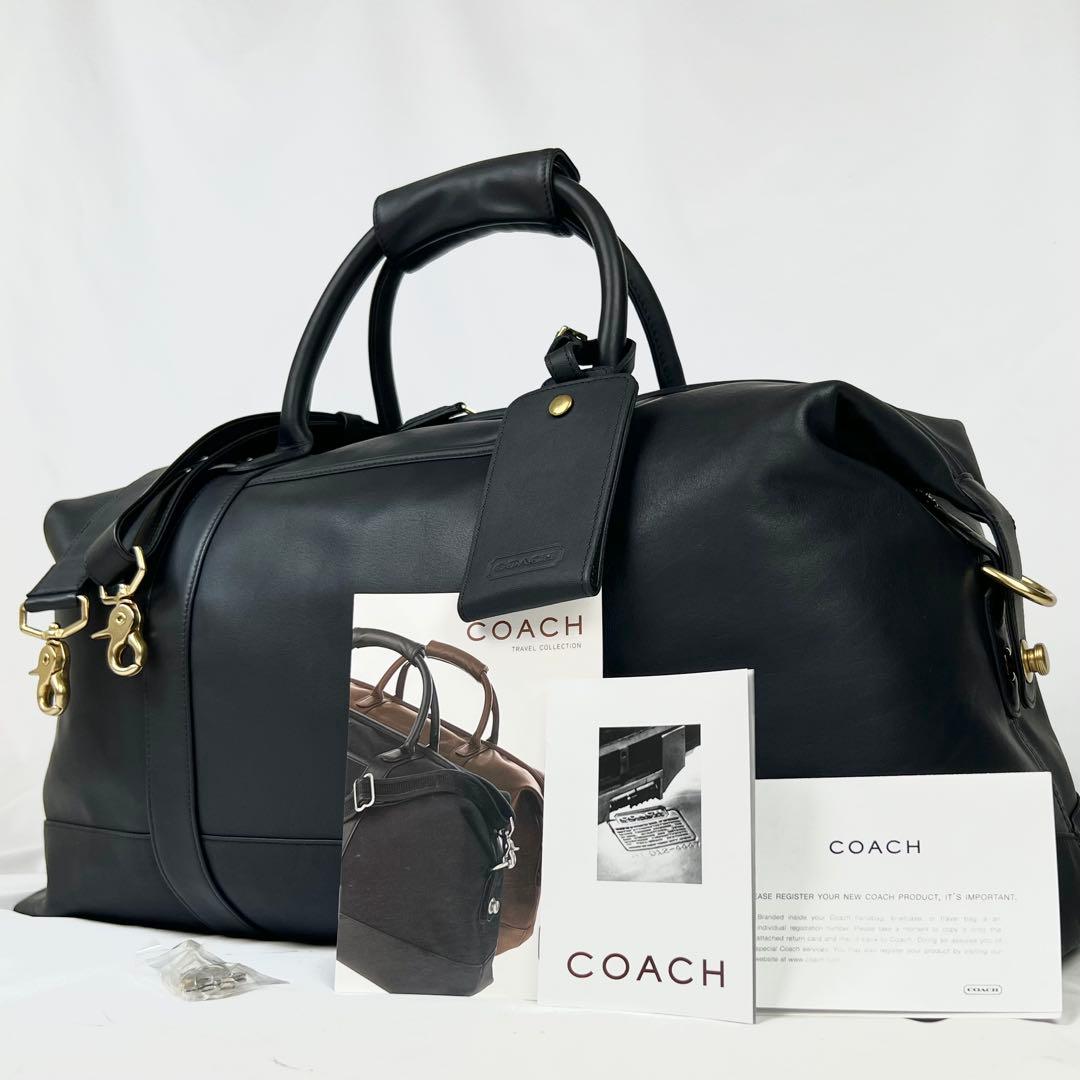 バッグ Coach Vintage Boston Bag 2Way Black