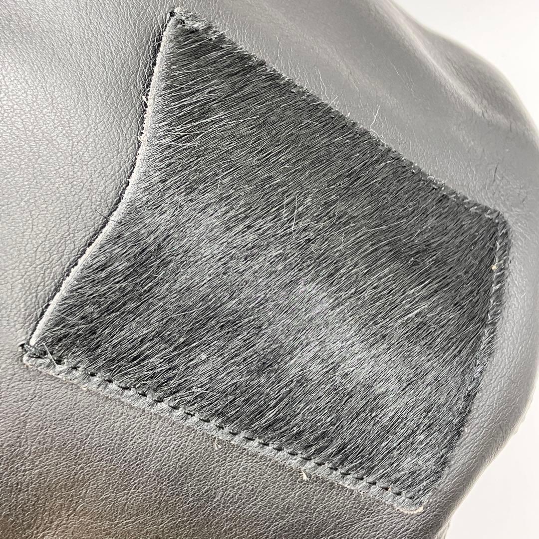 ☆希少美品☆ SLOW＆CO BEAMS 巾着バッグ 極美品 レザー 牛革