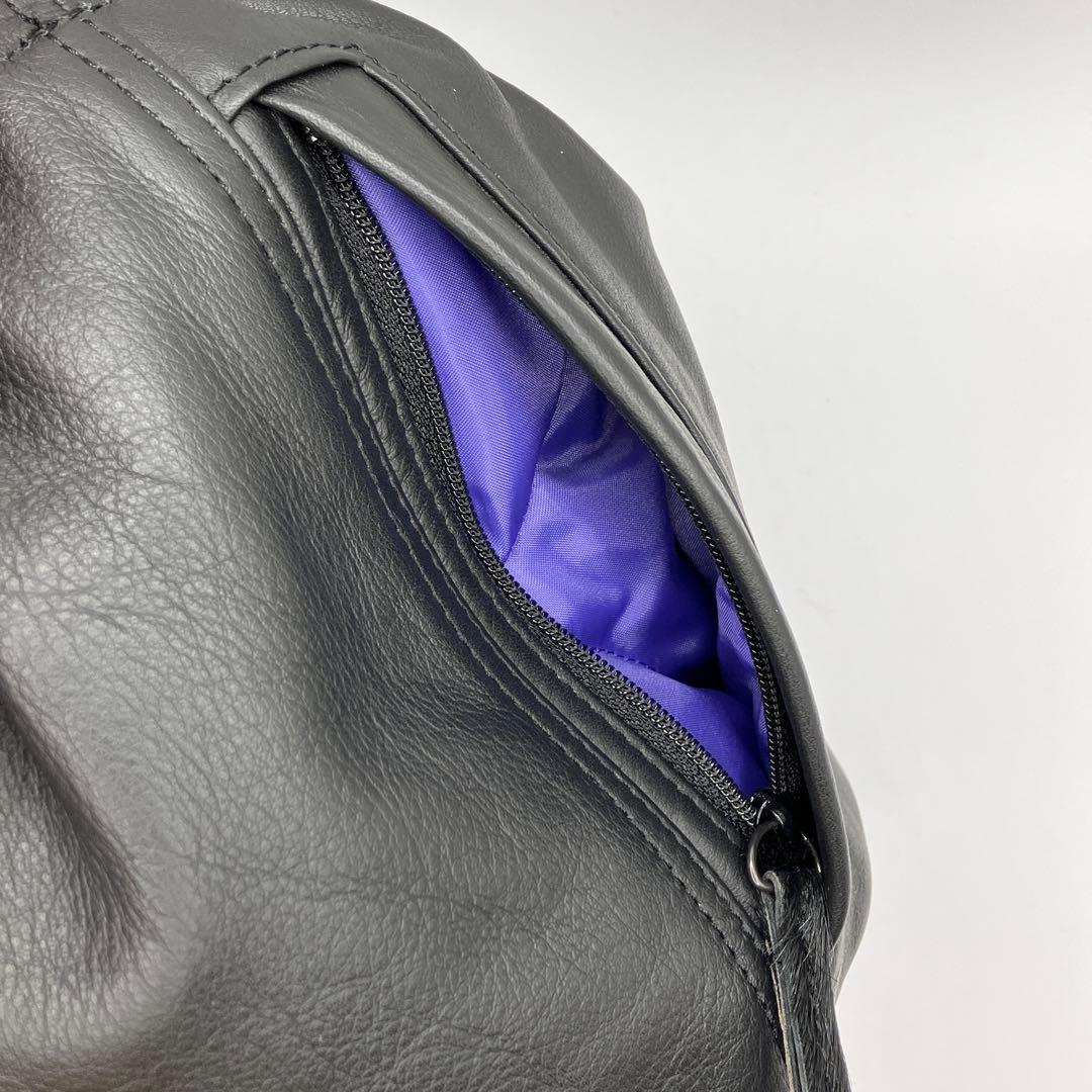 ☆希少美品☆ SLOW＆CO BEAMS 巾着バッグ 極美品 レザー 牛革