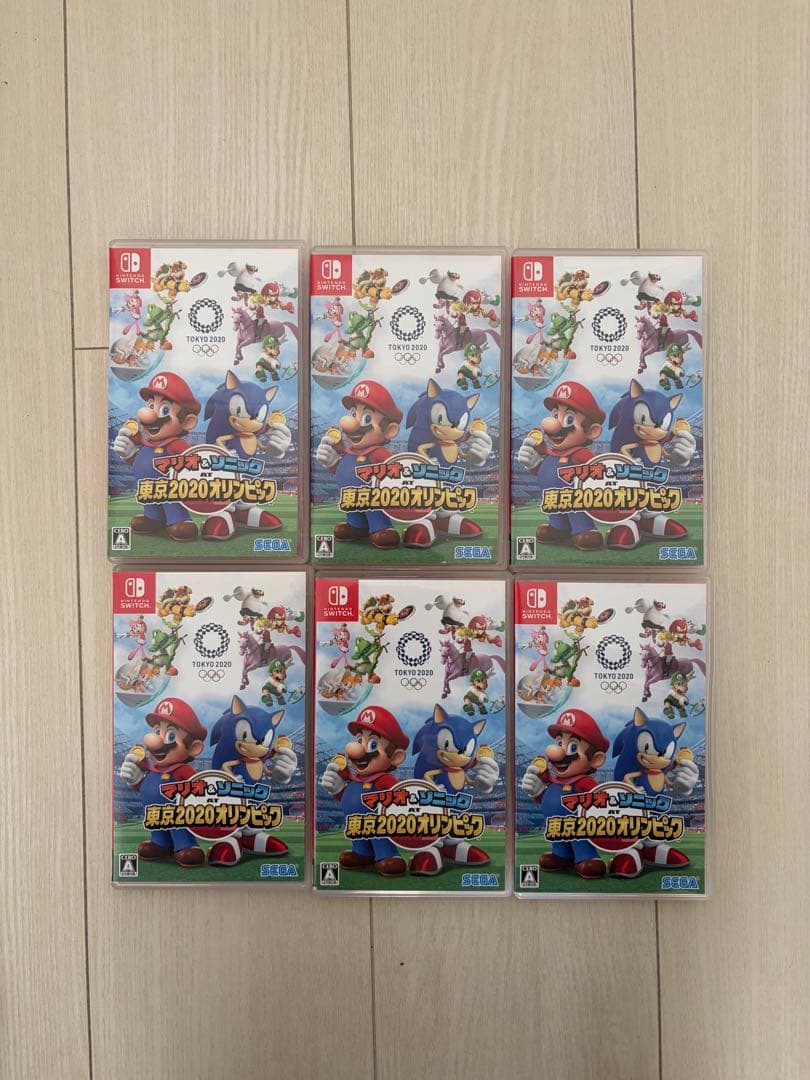 【スイッチ】マリオ&ソニック AT 東京2020オリンピック　6本セット