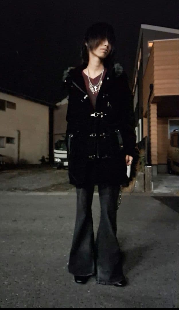 魚*様 authentic 00s ファージャケット ベロア vkei arch