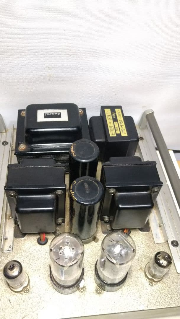 真空管アンプ 6L6シングルSRPPステレオ個人製作