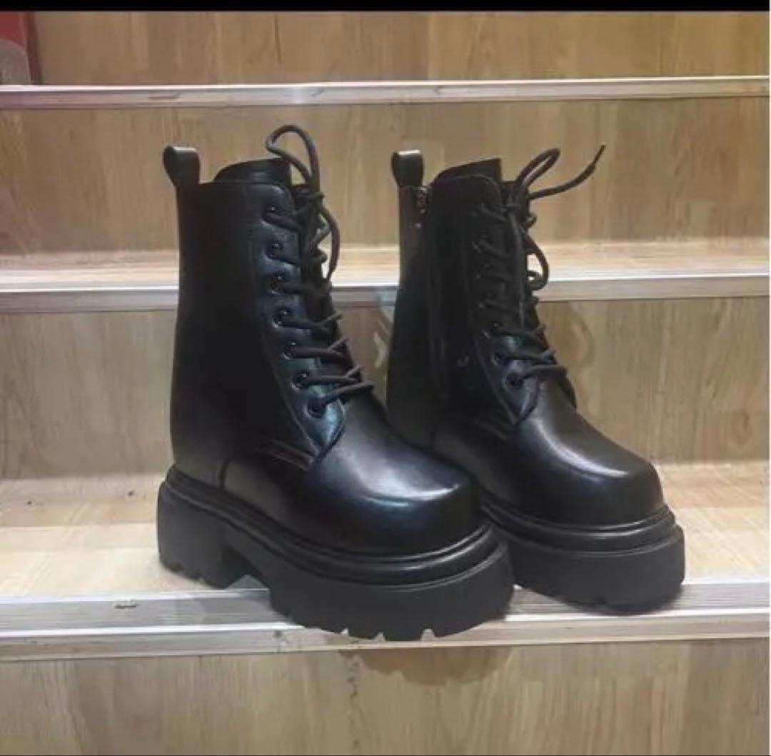 【+16.5cm】コスプレ用厚底ブーツ(24.5cm)