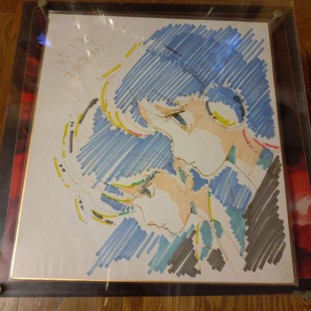 わたなべひろし　直筆イラスト　色紙 ミンキーモモ