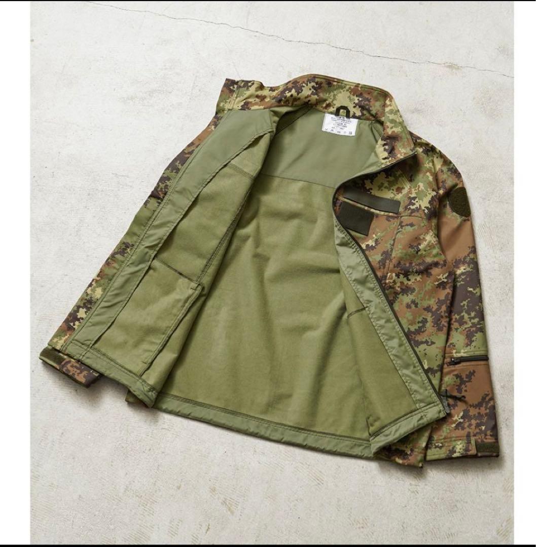 な*ー様 実物 新品 デッドストック イタリア軍 ソフトシェルジャケット ベジタ