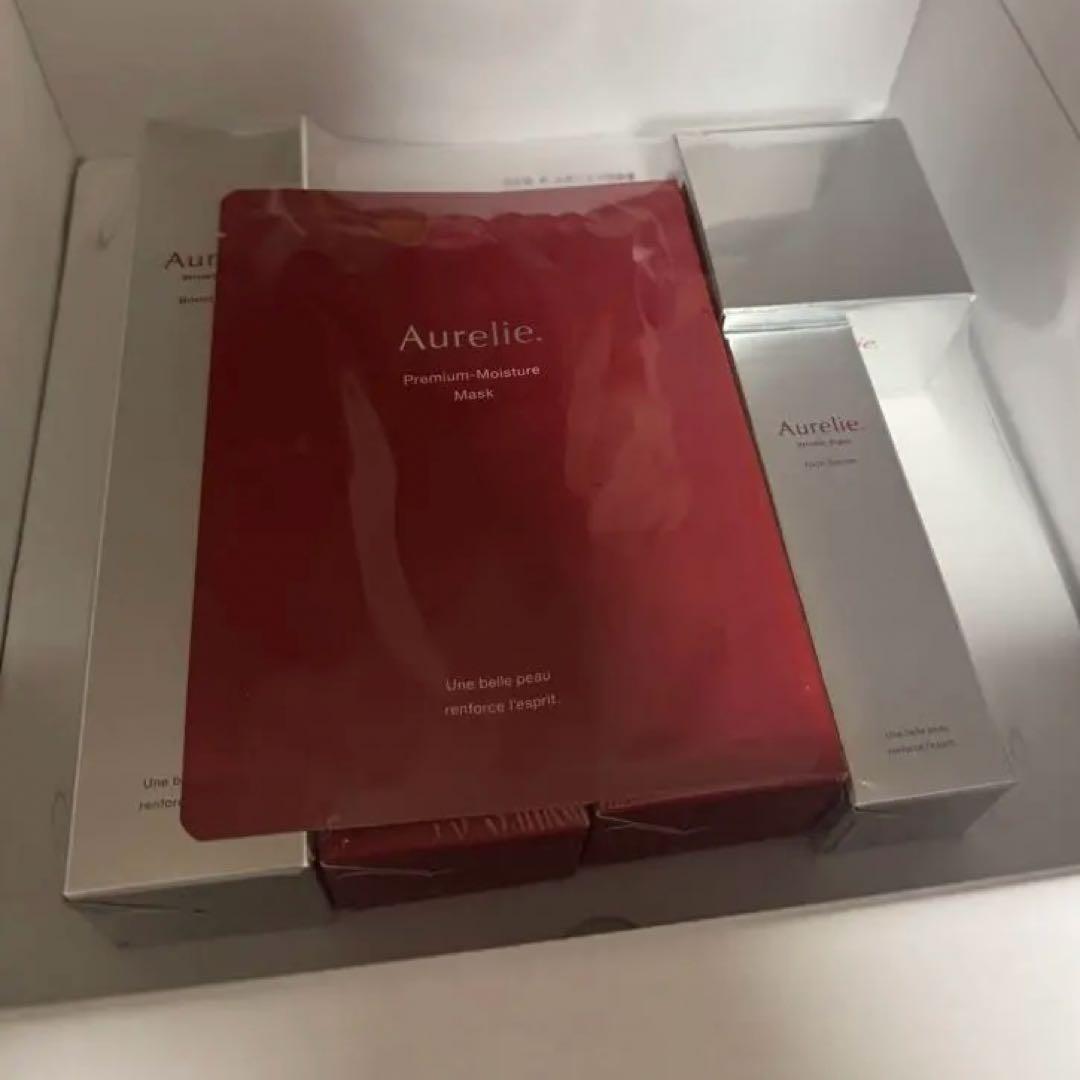 新品未開封　オレリー　Aurelie プレミアムエイジングセット５点＋マスク1枚