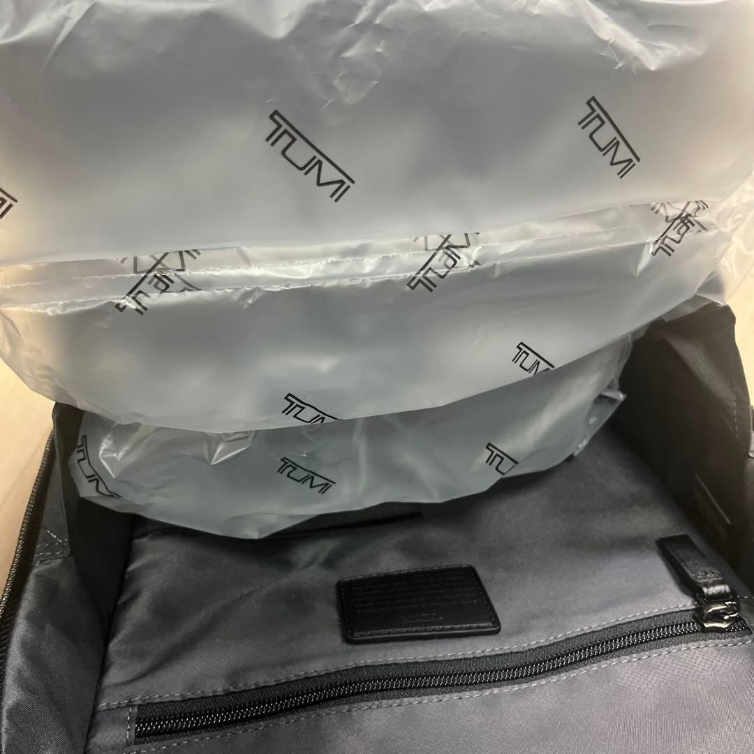 専用布製ケース付き　完全未使用　TUMI ブラック ビジネスバッグ(リュック式