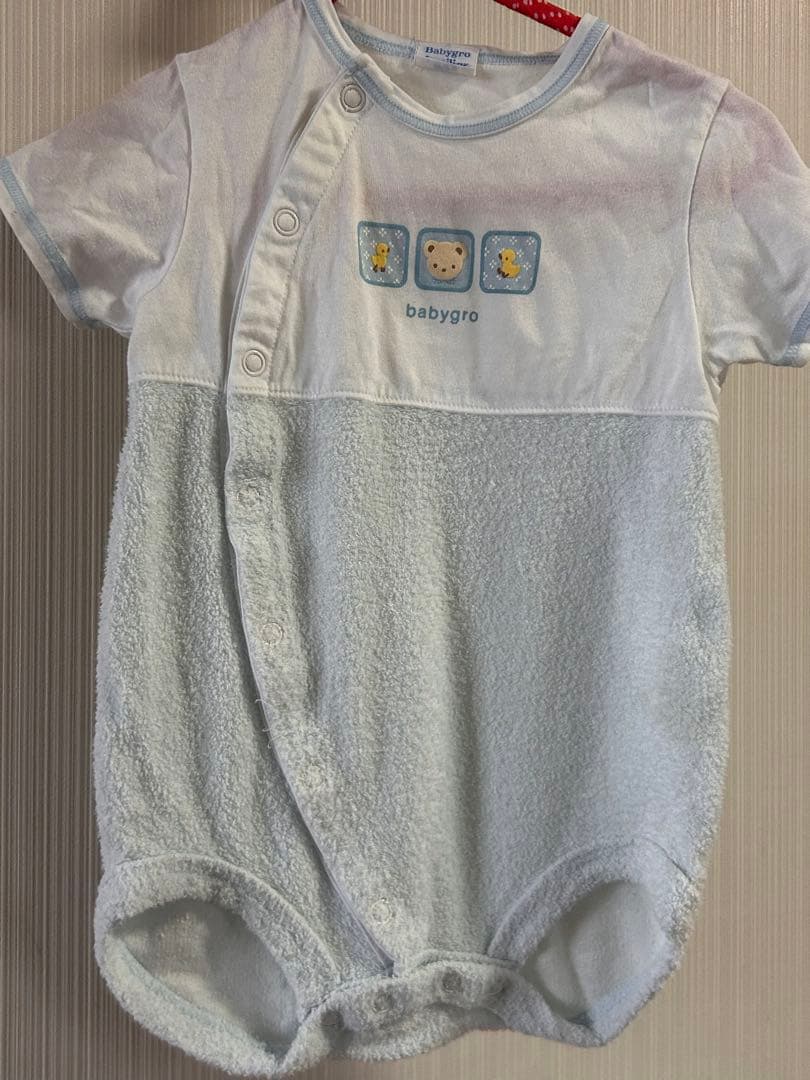 70cm familiar ファミリア　ロンパース　夏服　半袖