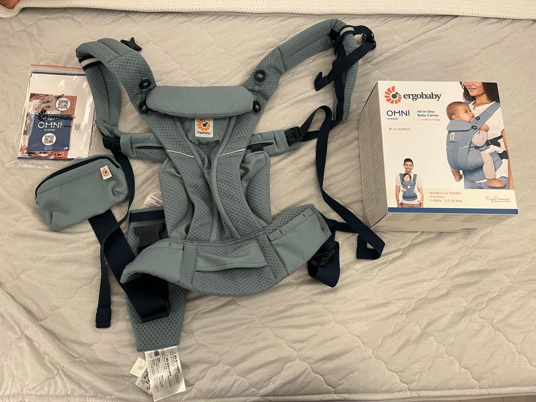 エルゴ オムニ ブリーズ 抱っこひも スレートブルー