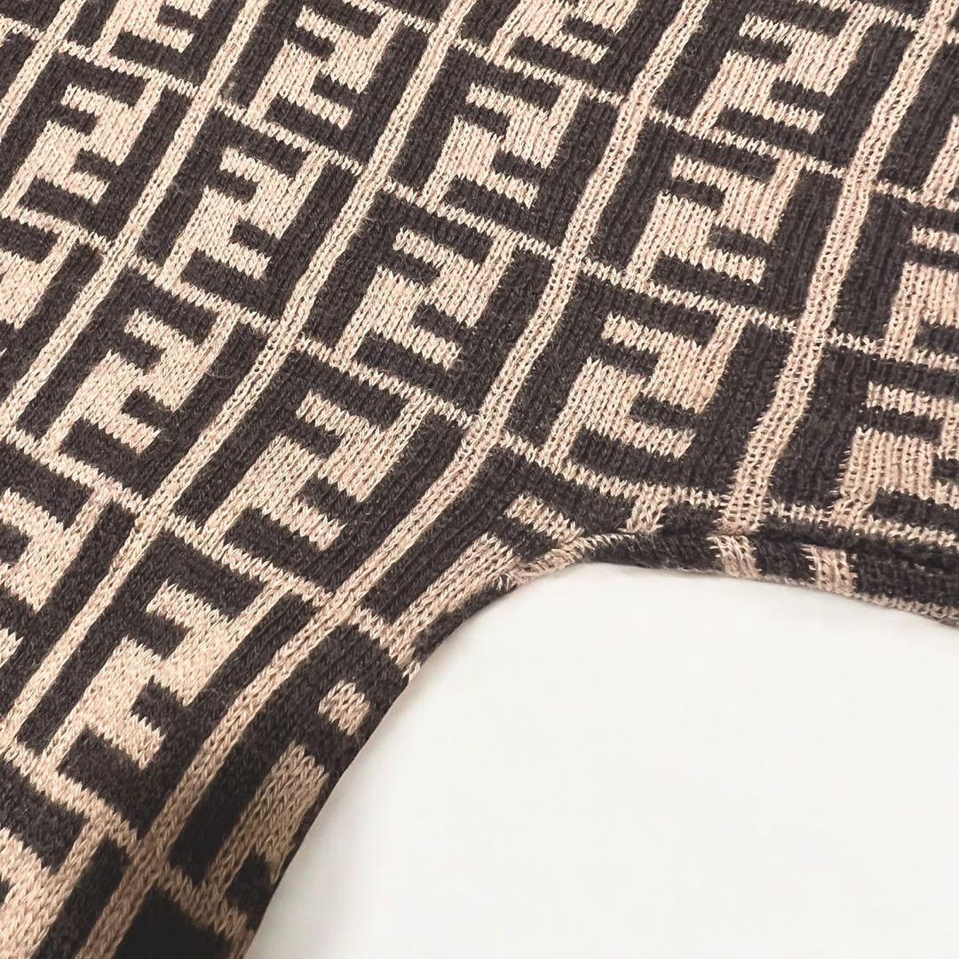 FENDI フェンディ ロンパース ズッカ 総柄 1M カシミヤ混