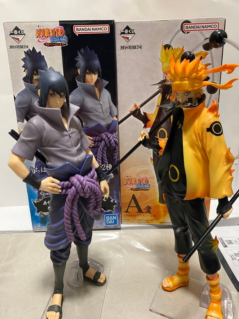 一番くじ NARUTO紡がれる火の意志 A賞 うずまきナルト B賞 うちはサスケ