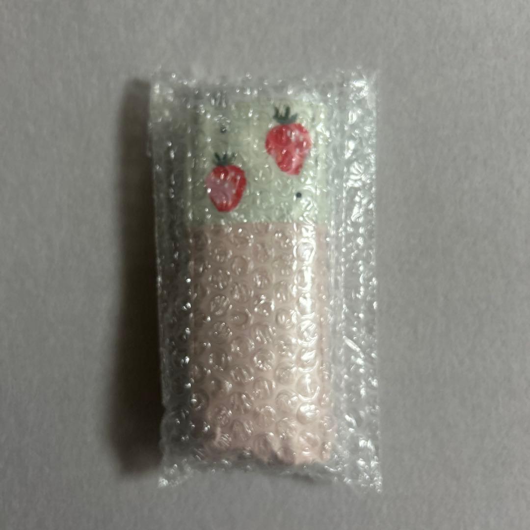 ❤︎ LOVERARY 晴雨兼用折り畳み傘 ストロベリードット ペールピンク ❤︎