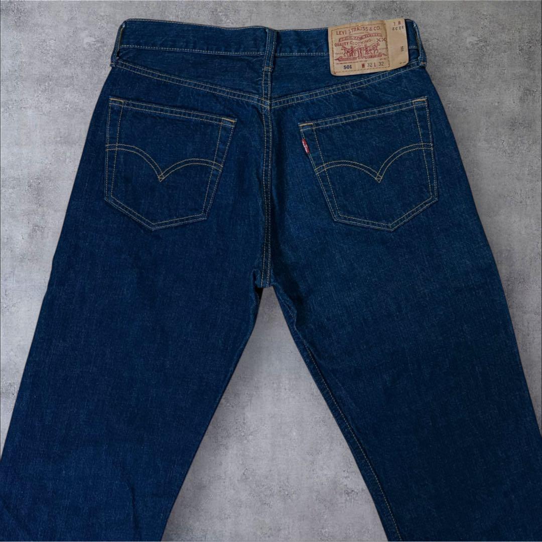 00s リーバイス フィリピン製 濃紺 美品 501デニム 04年製 W32