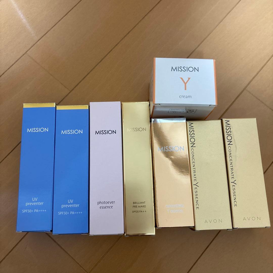 MISSION＊美容液、保湿クリーム、化粧下地