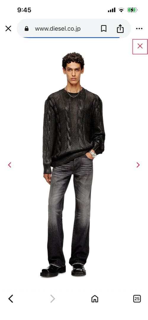 DIESEL プルオーバーニット