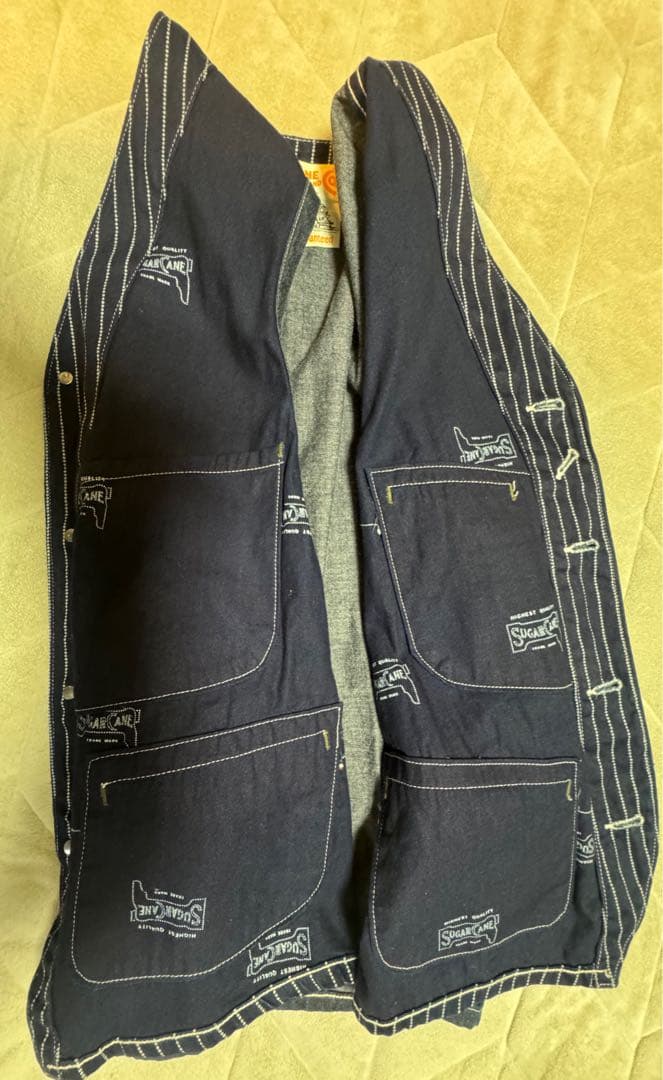 シュガーケーン　ウォバッシュストライプベスト