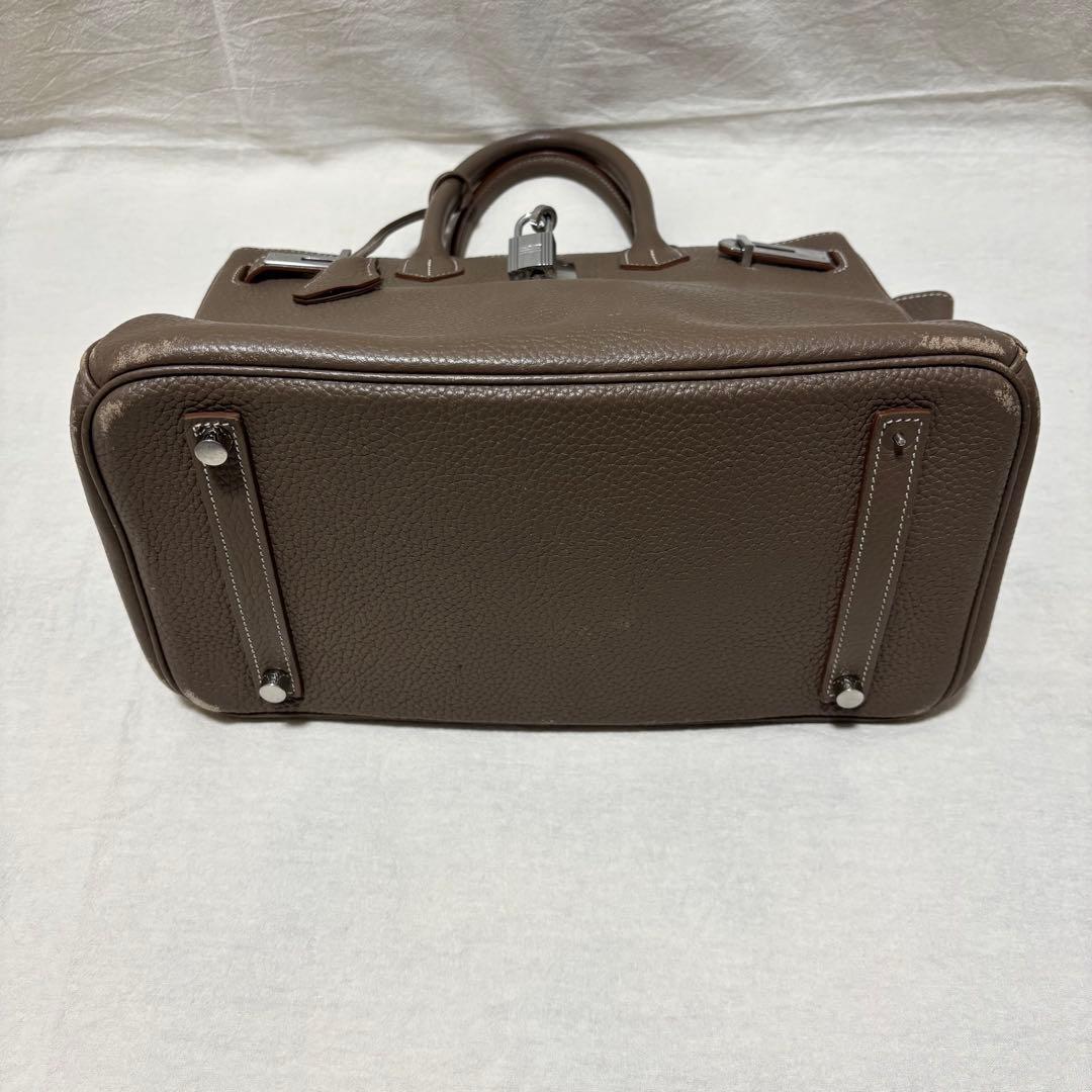 ハンドバック グレージュ エトゥープ 30