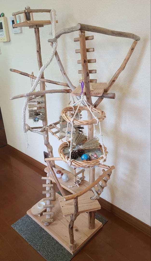 ① タリム様オーダーバードアスレチック　専用ページ　流木　ハンドメイド