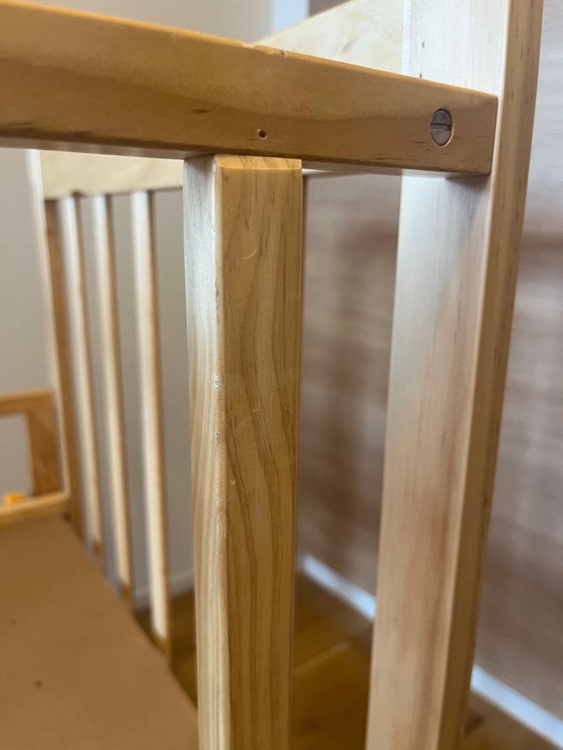 西松屋 木製 ミニベビーベッド