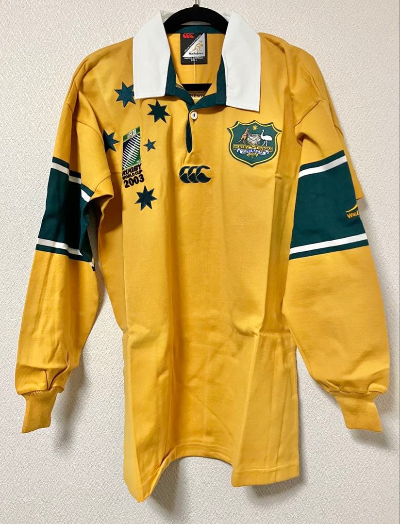 新品 2003年オーストラリアラグビーワールドカップ オーセンティックジャージ
