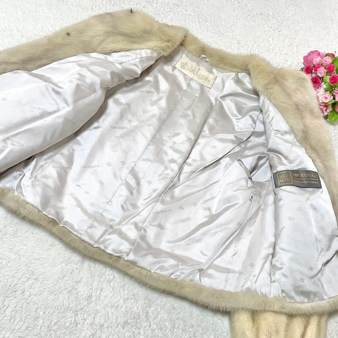 SAGAMINK  桂由美 パールミンク 毛皮 クロップド丈 コート