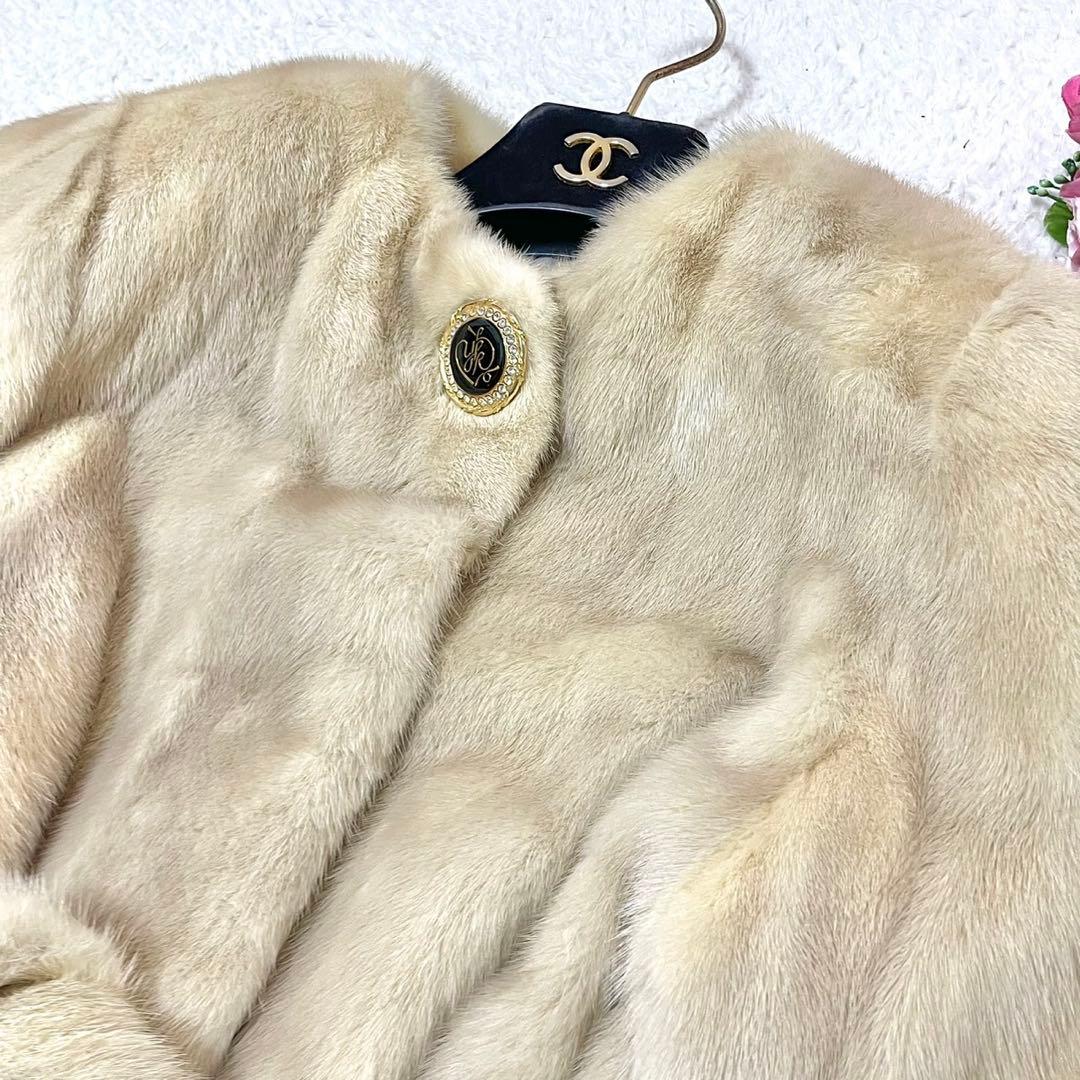 SAGAMINK  桂由美 パールミンク 毛皮 クロップド丈 コート