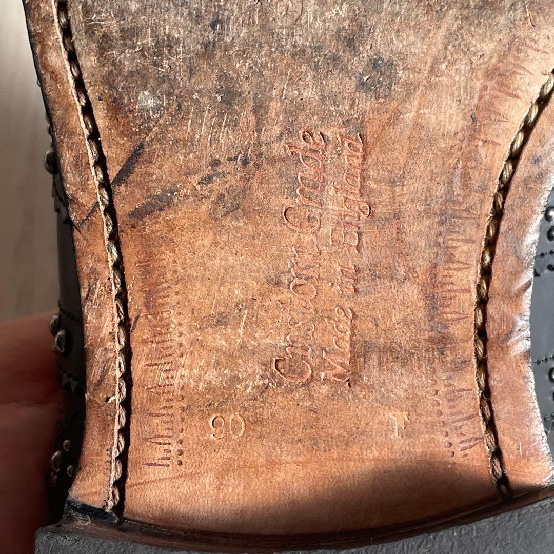 美品 church’sチャーチ burwood バーウッド スタッズ 27.5