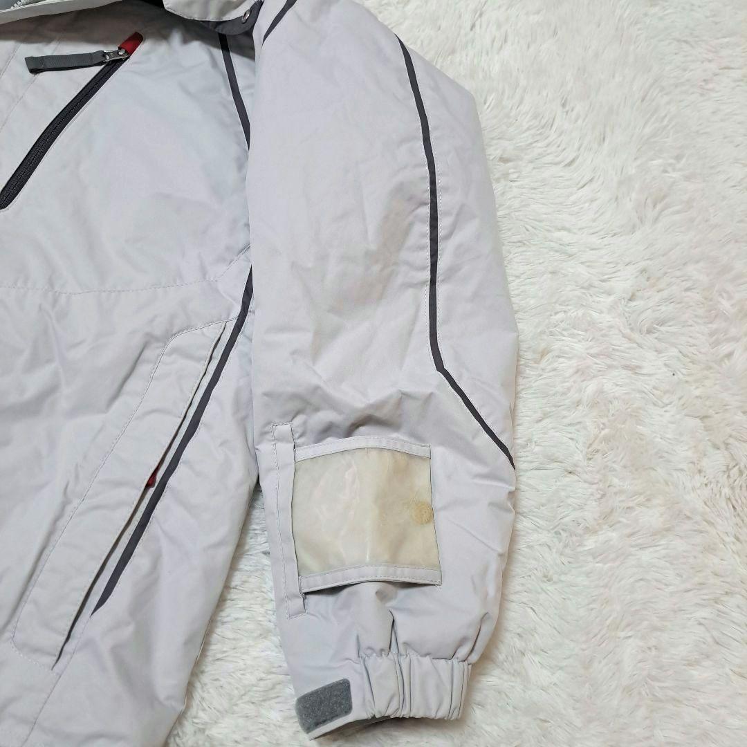 デサント/スノーウェア/上下セット/ホワイト/サイズO【a-18】