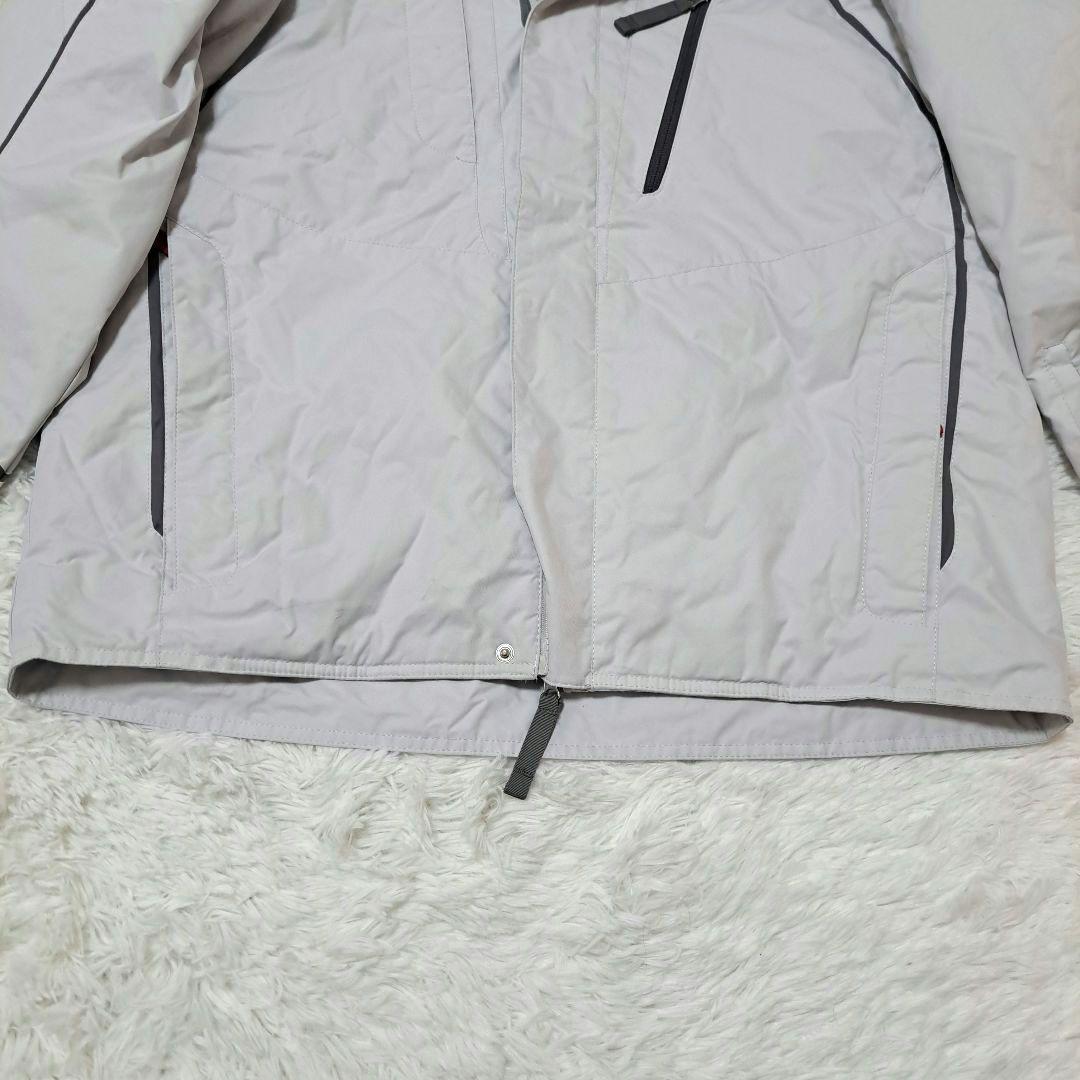 デサント/スノーウェア/上下セット/ホワイト/サイズO【a-18】