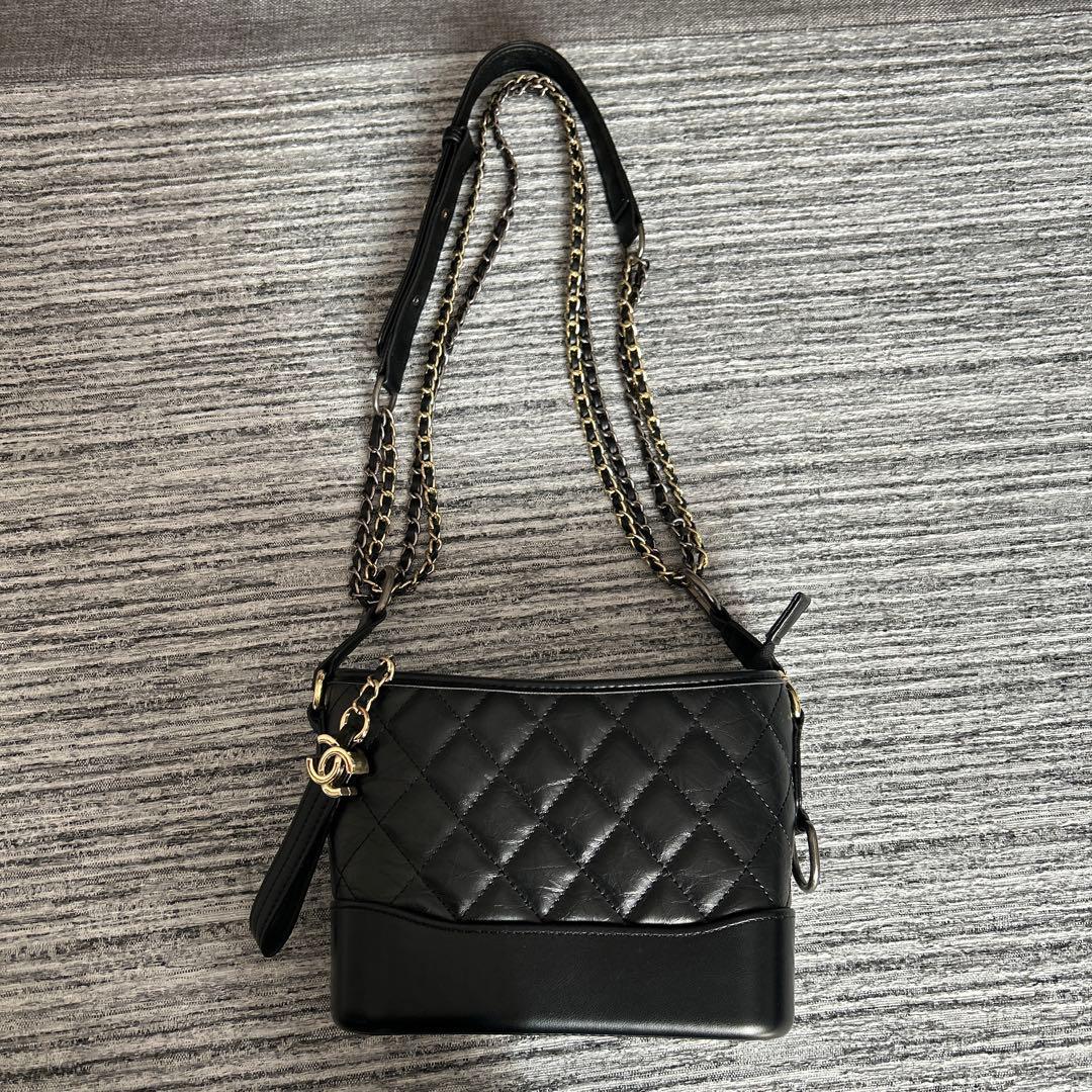 Chanel ブラック キルティングバッグ　2wayショルダーバッグ